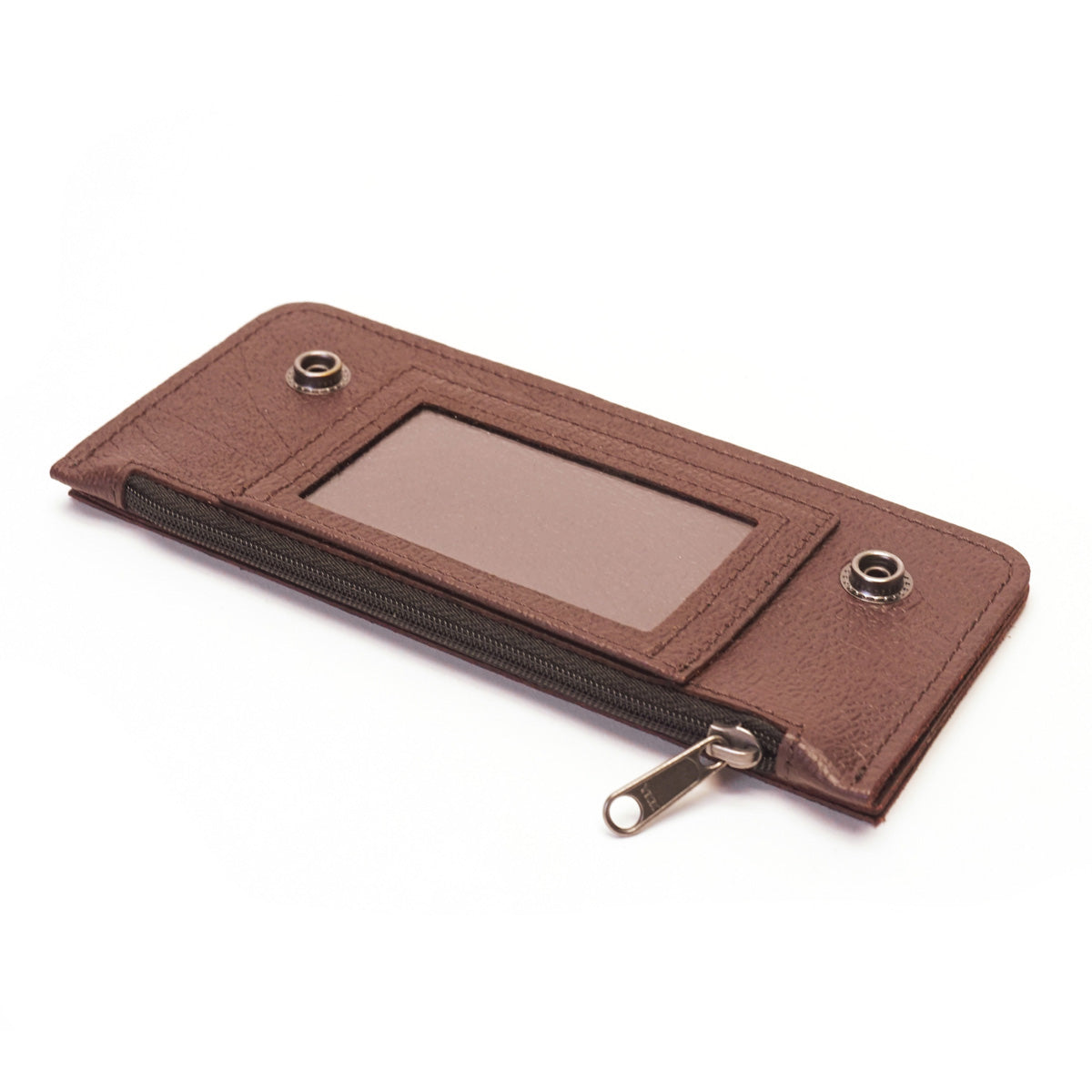 BIWI.Mission Grain Brown.7.ID Window.03.jpg Biker Wallet Interiors Image
