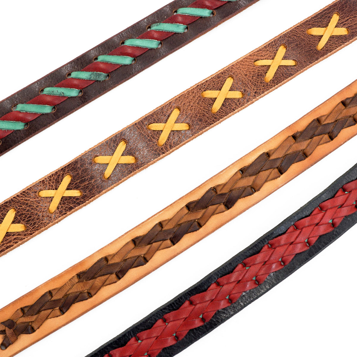 100-200.SLC.02.jpg Brown Buffalo Double Hole Belt Blank Image