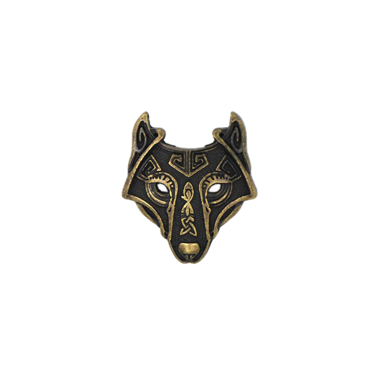 VWSBC.Antique Brass.01.jpg Viking Wolf Screw Back Concho Image