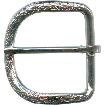 4-737410.SLC.jpg 1" Heelbar Alamo Buckle - Nickel Plate Image