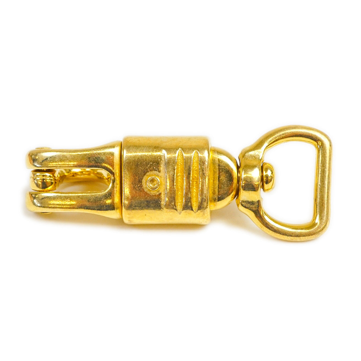 4-01286.SLC.4.jpg ¾" Panic Snap - Brass Plated Dee Ring Image