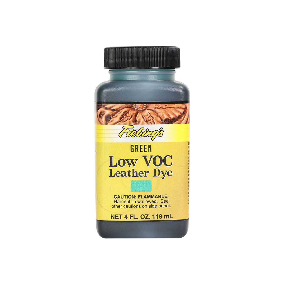 34-21205.SLC.01.jpg Fiebings Low VOC Leather Dye - Green 4oz Image