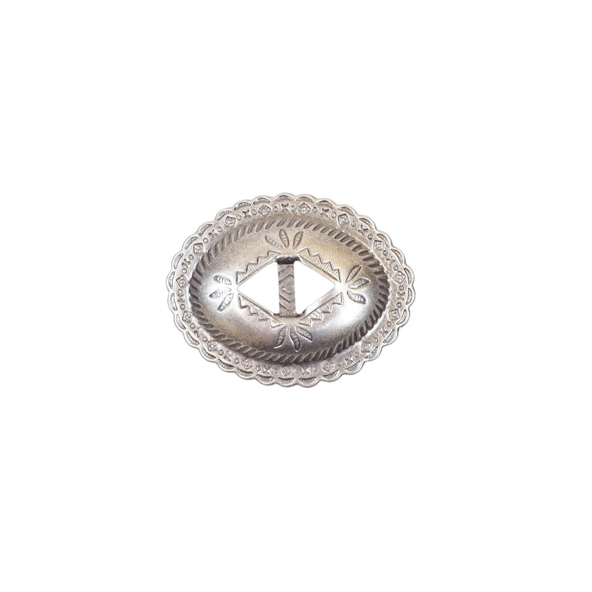 CDSOP.SLC.4.jpg Oval - Pueble Diamond Slotted Concho Image