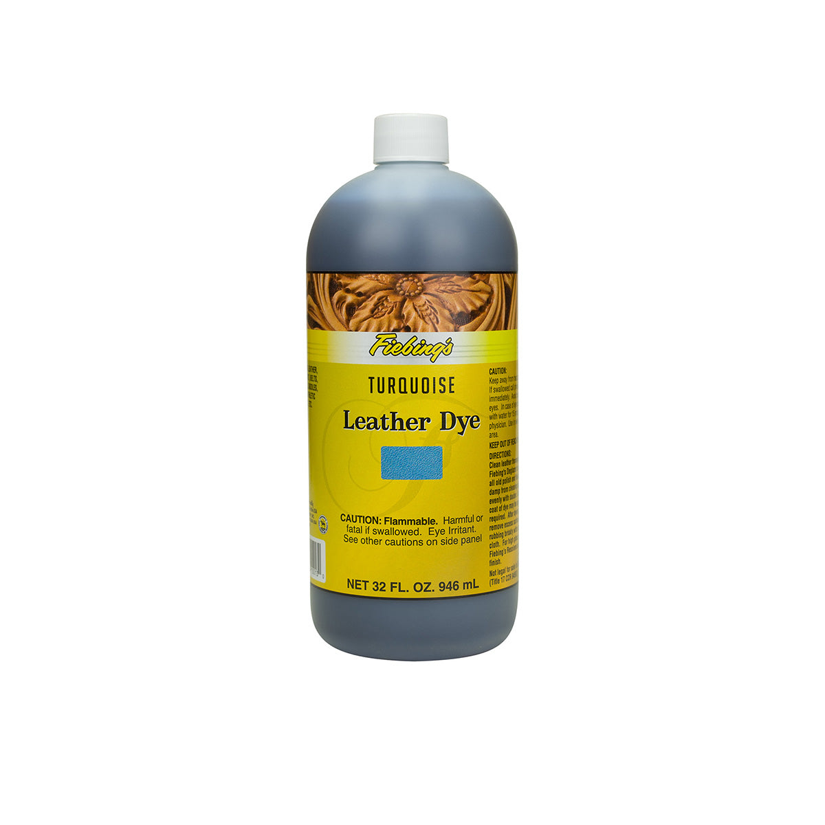 34-210126.SLC.01.jpg Fiebings Leather Dye - Turquoise 32oz Image