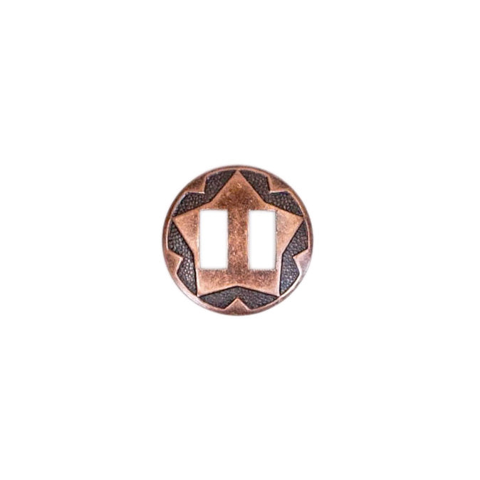 CSRSS.SLC.3.jpg Round - Star Stamped Slotted Concho Image