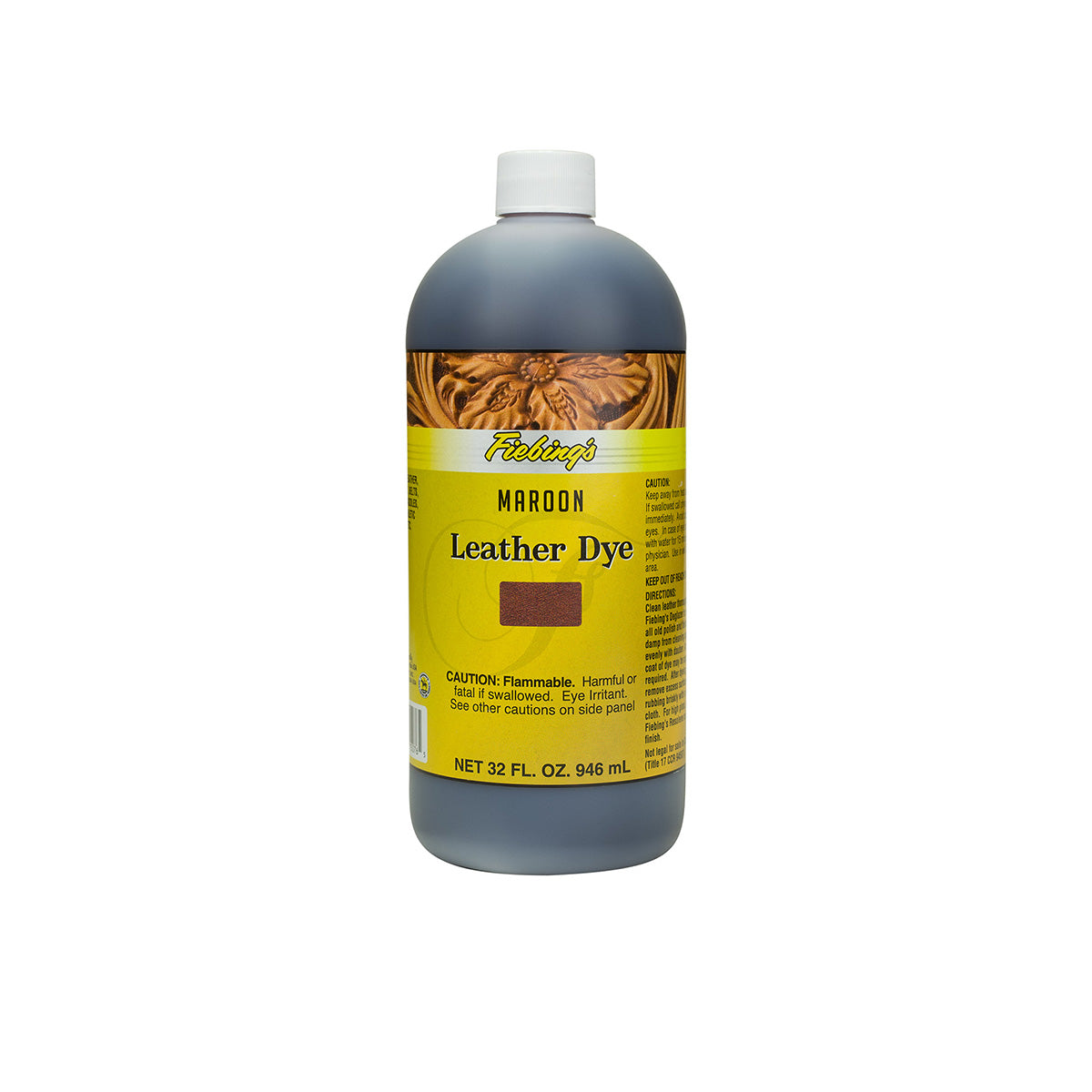 34-210114.SLC.01.jpg Fiebings Leather Dye - Maroon 32oz Image