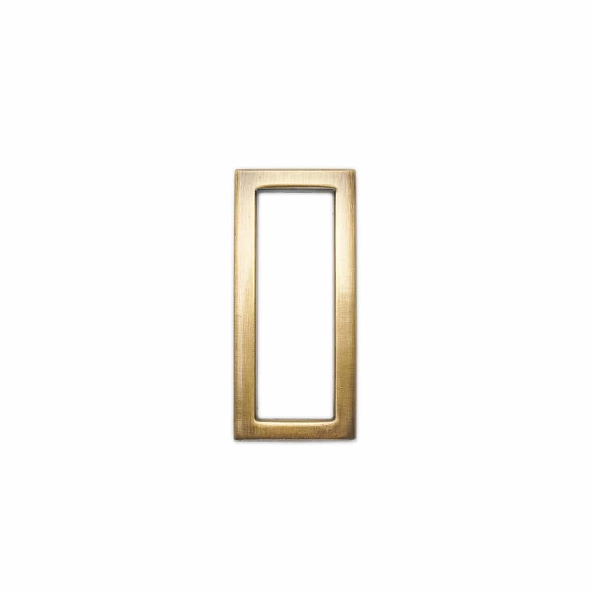 85-13.SLC.02.jpg 1-1/2” Flat Rectangle Ring-Ant. Brass Image