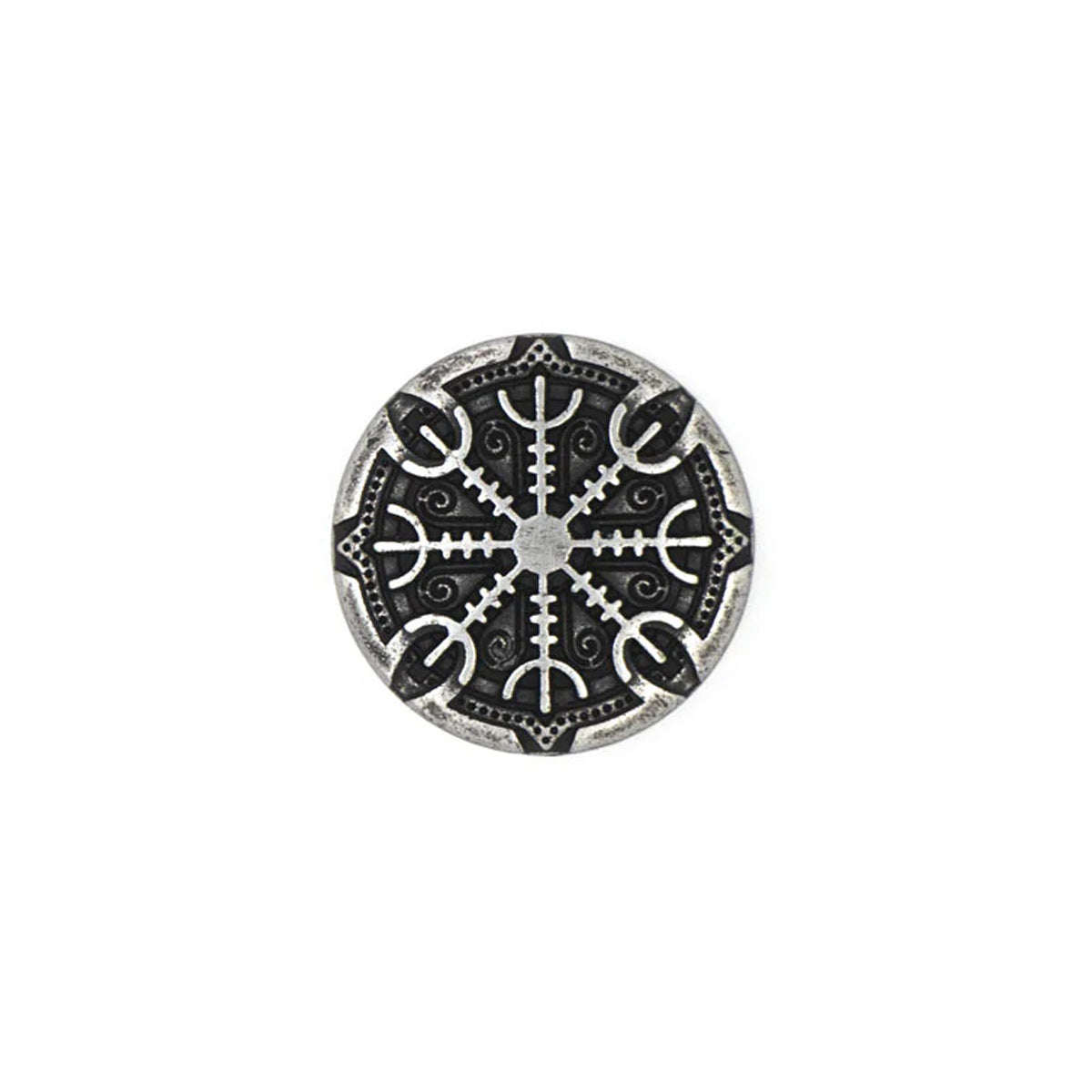 HASBC.Antique Nickel.01.jpg Helm of Awe Screw Back Concho Image