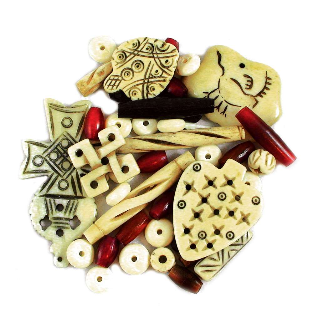 144-45126.SLC.jpg 50pk Mix Bone Pendant Image