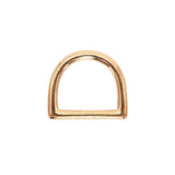 1" Welded D-Ring - Solid Brass