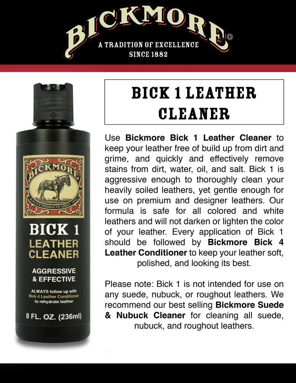 Bick 1 Leather Cleaner