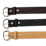 Lowe Flower Embossed Belt