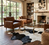 Hand Picked Cowhide Rug - #21