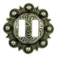 115-177002.SLC.jpg 1 1/2" Slotted Berry Concho - Old Silver Image