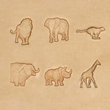 3DAA.Full Set.01.jpg 3D African Animal Stamps Image