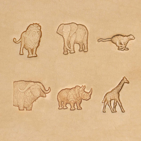 3DAA.Full Set.01.jpg 3D African Animal Stamps Image