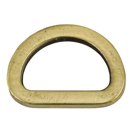 020-304105.SLC.jpg 3/4" Flat Cast D-Ring - Antique Brass Image