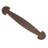 100-65702.SLC.01.jpg 9 1/2"x1 1/8" Brown Veg Tab Tabbed Handle Image