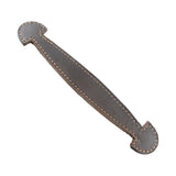 100-65702.SLC.jpg 9 1/2"x1 1/8" Brown Veg Tab Tabbed Handle Image