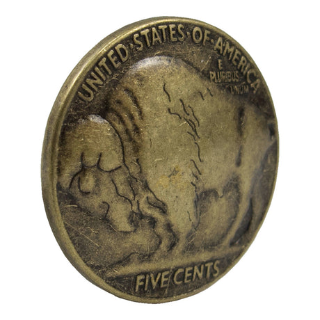 115-179205.SLC.jpg Buffalo Coin Tack - Antique Brass 50pk Image