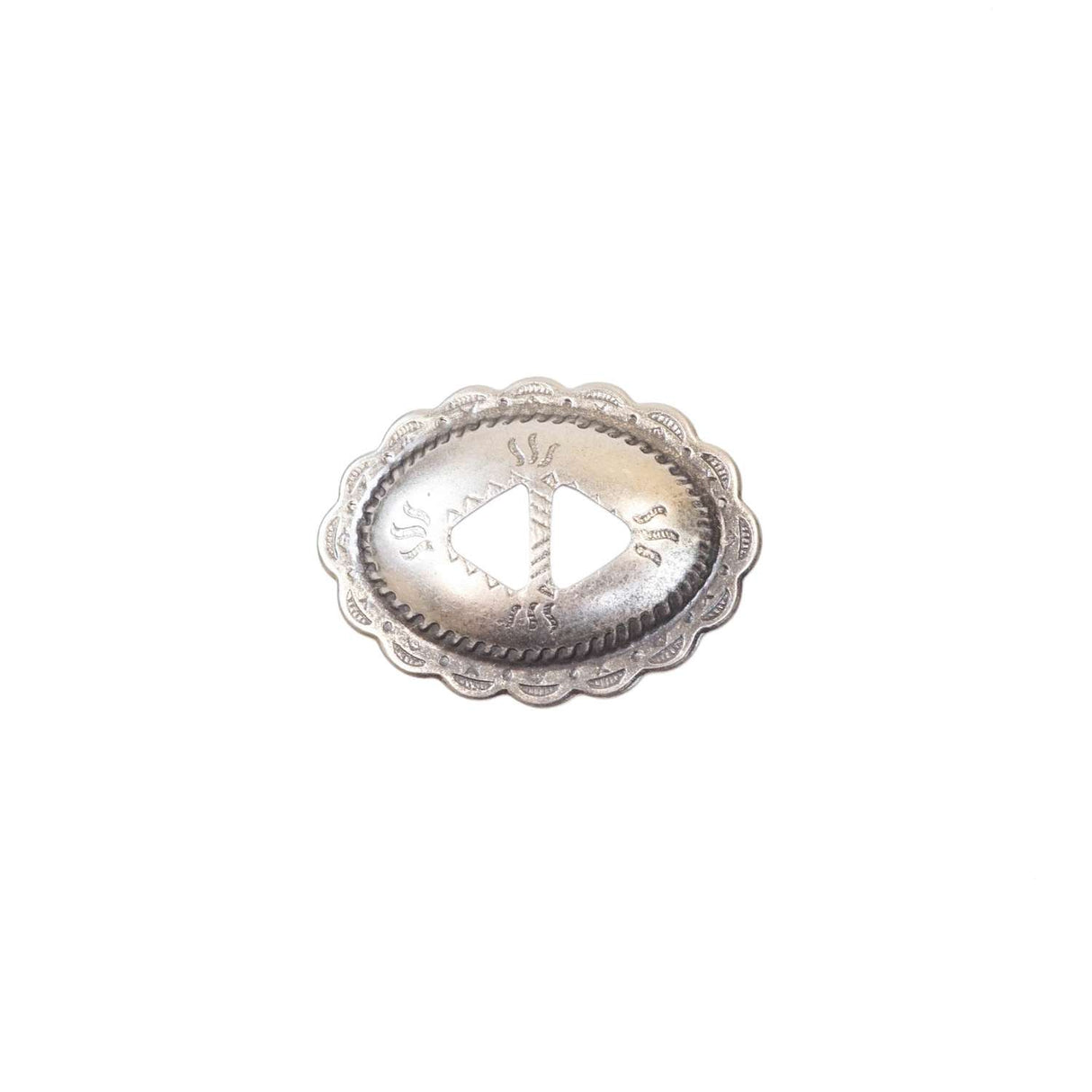 CDSOP.SLC.3.jpg Oval - Pueble Diamond Slotted Concho Image