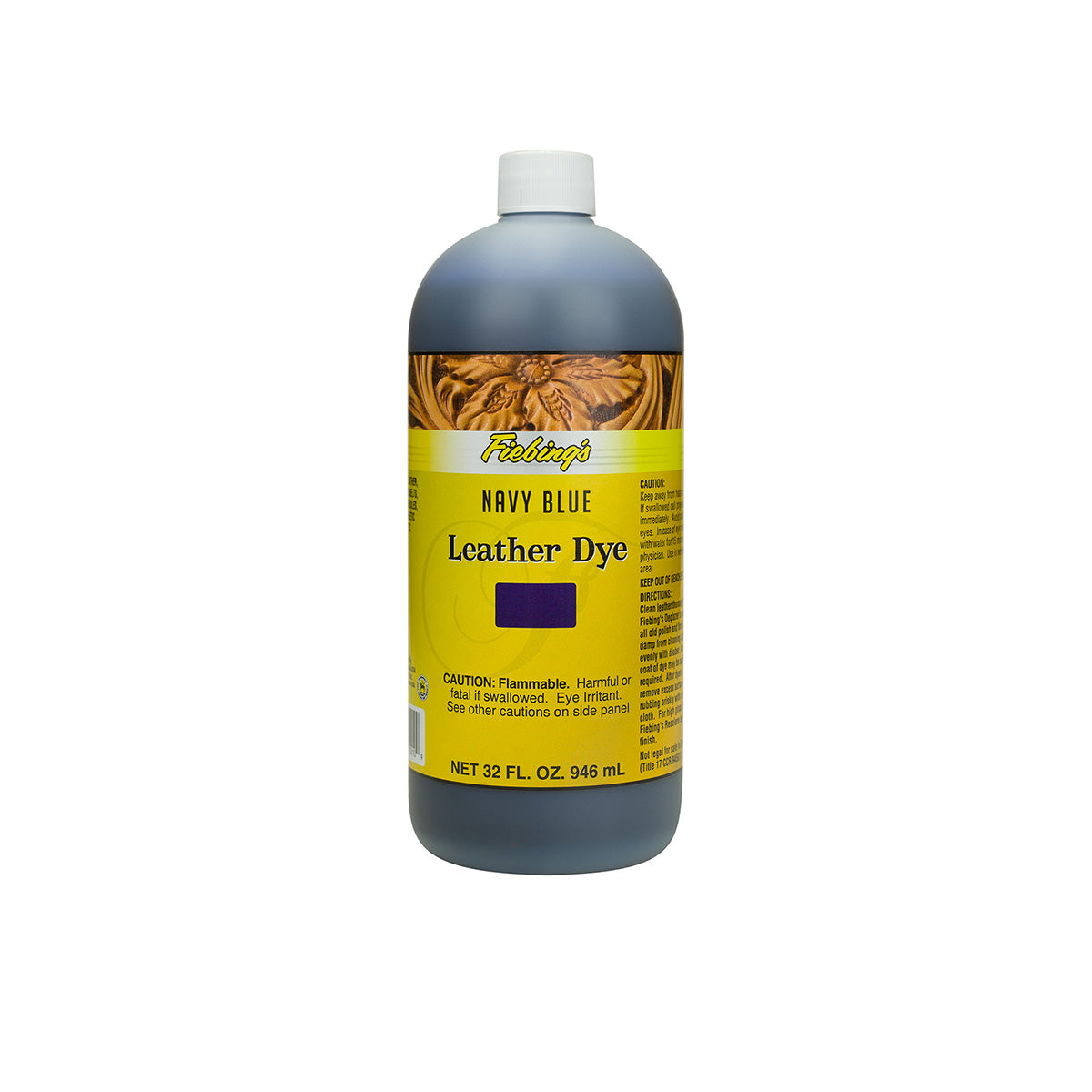34-210111.SLC.01.jpg Fiebings Leather Dye - Navy Blue 32oz Image