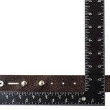 100-2183.SLC.2.jpg Single Hole Belt Blank w/ snaps - Buffalo Vintage Chocolate Image