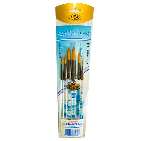 471-343502.SLC.01.jpg Aqualon Brush Set - Round 6pk Image