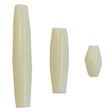 205-203.SLC.jpg 1 ½" Hair Pipe Beads - White 100pk Image