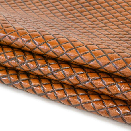 665-2200.SLC.2.jpg Embossed Quilt Hide - Caramel Image