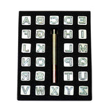 HDW003.SLC.3.jpg Open Face Craftmaster Alphabet Stamp Set Image