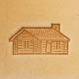 011-8842100.SLC.1.jpg Log Cabin - 3D Stamp Image
