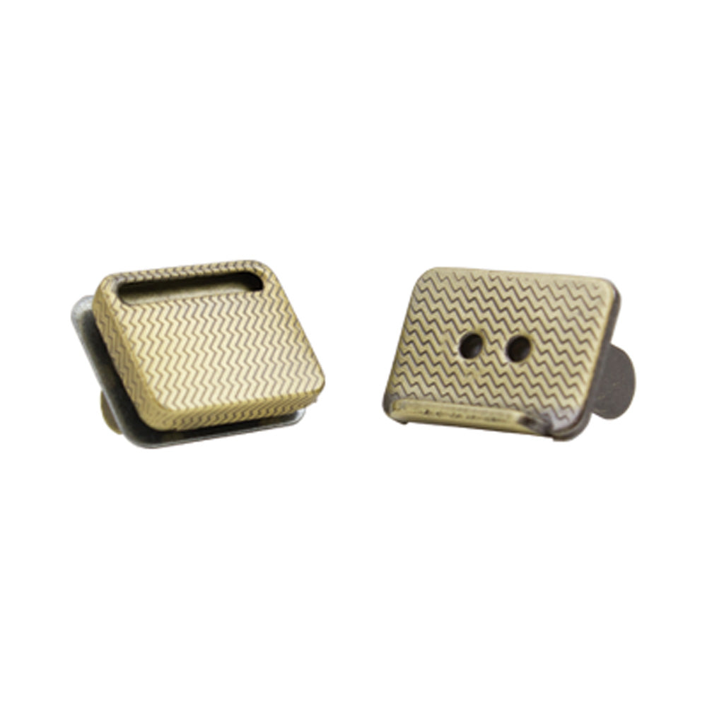 020-2215.SLC.jpg 20mm Rectangle Magnetic Clasp - Antique Brass Image