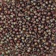45-894505.SLC.jpg 8/0 Seed Beads - Picasso Transparent Light Smoky Topaz 22g Image