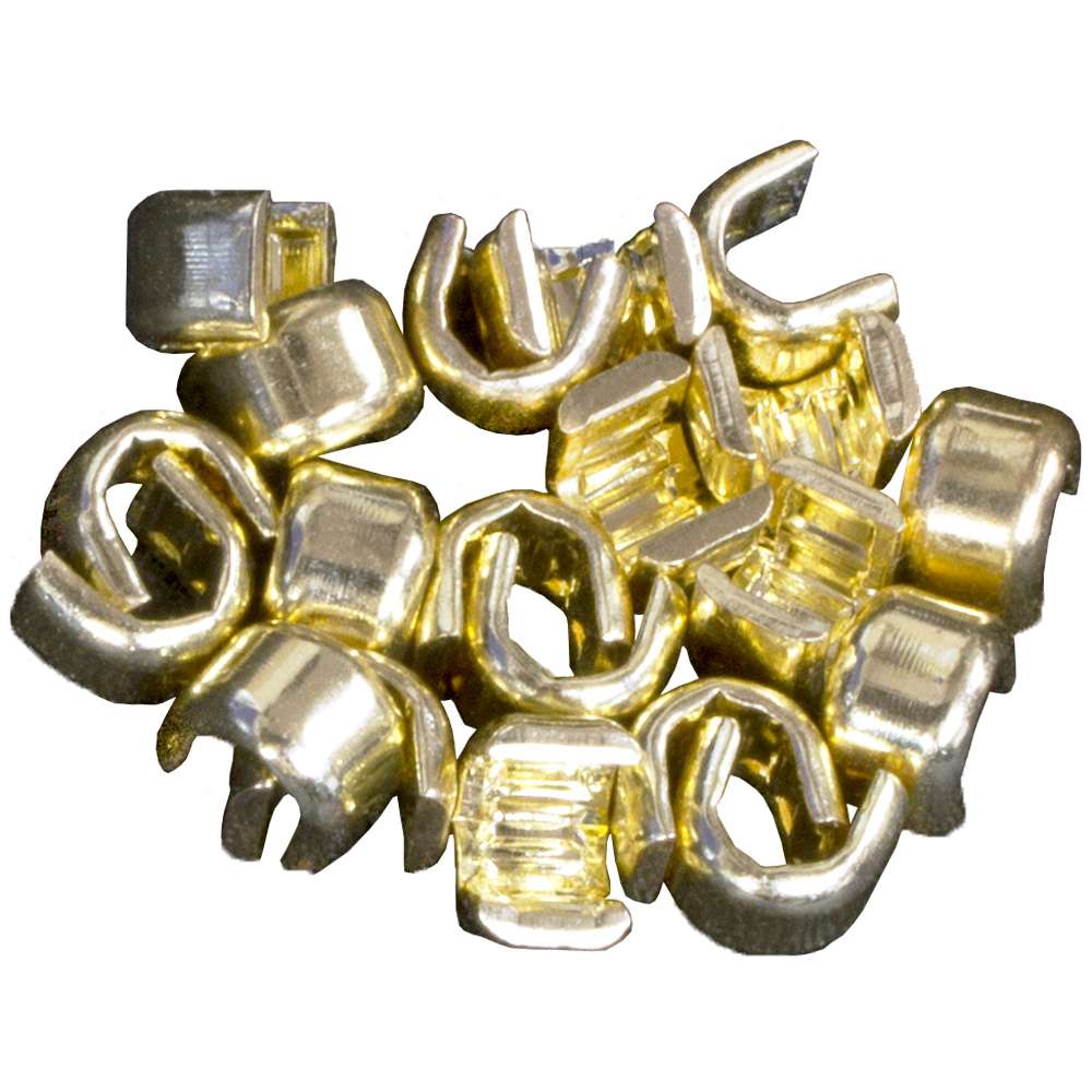 129-1357.SLC.jpg YKK #5 Top Stop Zipper - Solid Brass 10pk Image