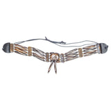 16-5451.SLC.2.jpg Bone Choker - Brown & White W/Drop Image
