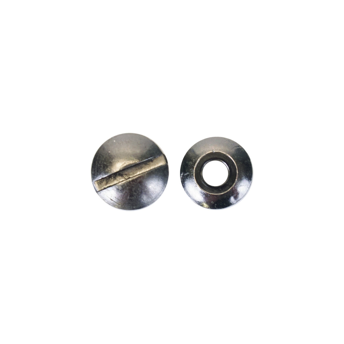 020-129614.SLC.02.jpg 1/8" Open Back Screw Posts - Gunmetal - 100pk Image
