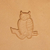 011-007.SLC.01.jpg Horned Owl - 3D Stamp Image
