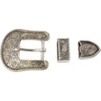 4-06246.SLC.jpg ¾" Floral Buckel Set - Antique Nickel Plate Image