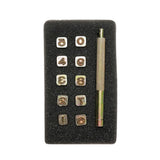 011-1110.SLC.02.jpg 1/4" Open Face Number Stamp Set Image