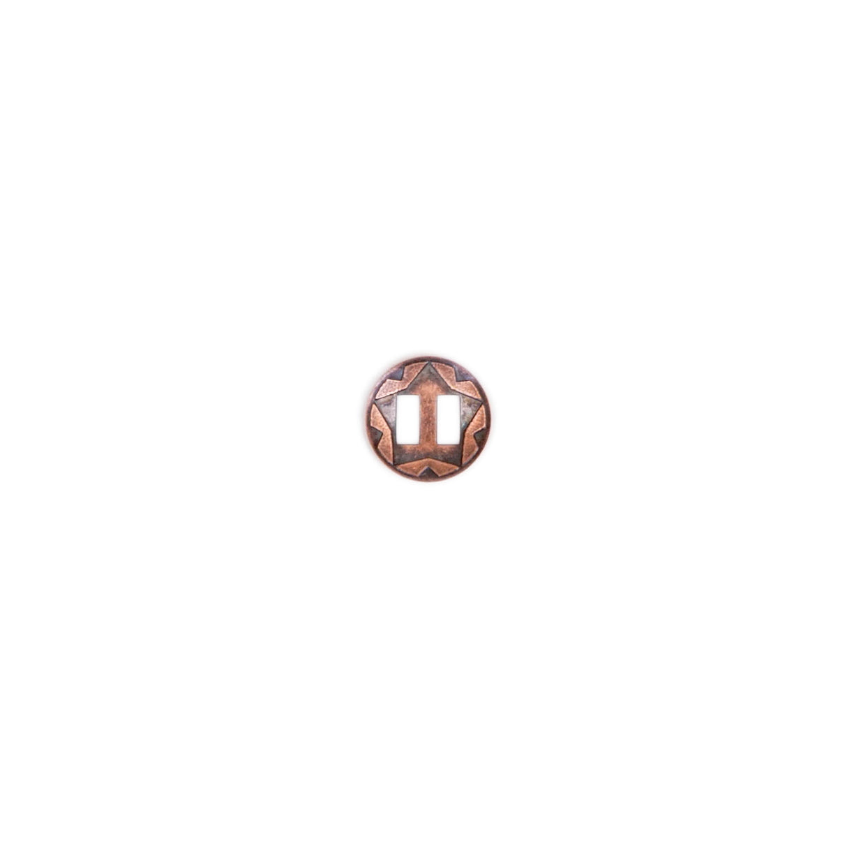 CSRSS.SLC.4.jpg Round - Star Stamped Slotted Concho Image