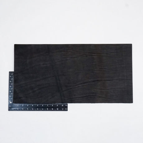 49-9122.SLC.2.jpg Hermann Oak Drum Dyed Black Pre-Cut 8-10 oz. 12" x 24" Image