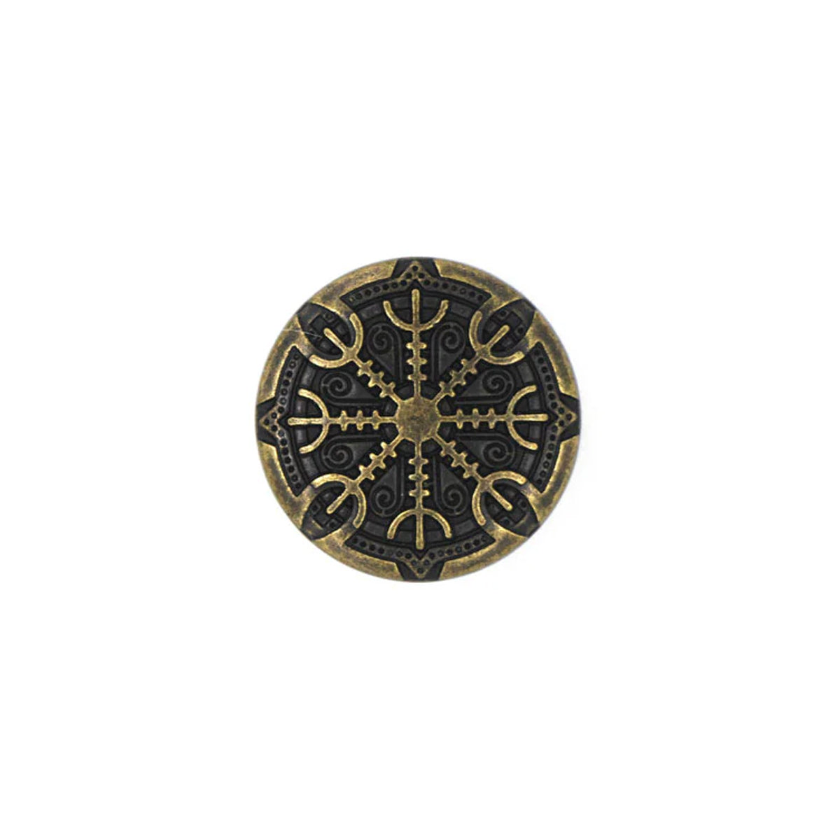 HASBC.Antique Brass.01.jpg Helm of Awe Screw Back Concho Image