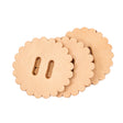 SHP087.SLC.2.jpg Leather Shape - Scallop Concho w/ Slots Image