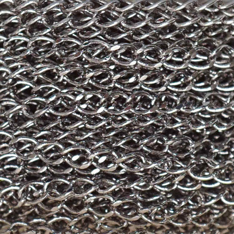 222-441.SLC.02.jpg 4mm Curb Chain - Gunmetal Ft Image