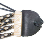 16-54512.SLC.3.jpg Bone Choker - Turquoise W/Brown Image