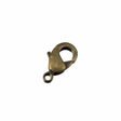 144-121.SLC.jpg 6pk 9mm Lobster Clasp - Antique Gold Image