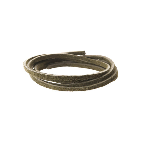 28-9018.SLC.03.jpg Lace Suede Dark Olive 3/32" x 50ft Image