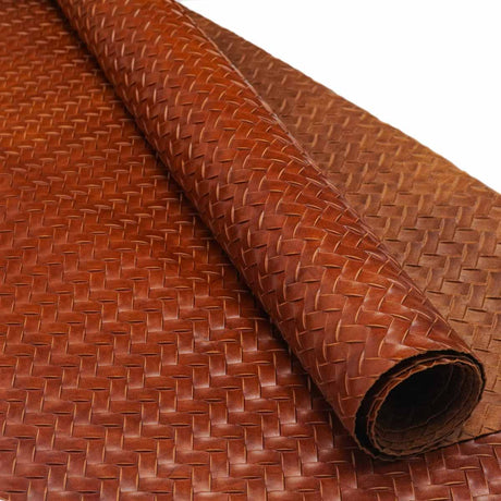 BREC.Brandy.01.jpg Braided Embossed Cow Image