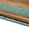 665-1510.SLC.2.jpg Italian Hornback Embossed Side - Turquoise Copper Image
